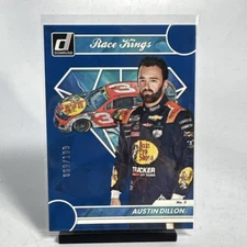 2023 Donruss Racing Austin Dillon Race Kings Blue /199 NASCAR NM-M Card