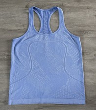 Lululemon Athletica Tank Top Racerback Swiftly Tech Light Blue Size 12