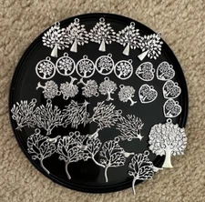 Lot 31 Charms Tree of Life Silver Tone 6 Styles Free Shipping USA STOCK!.