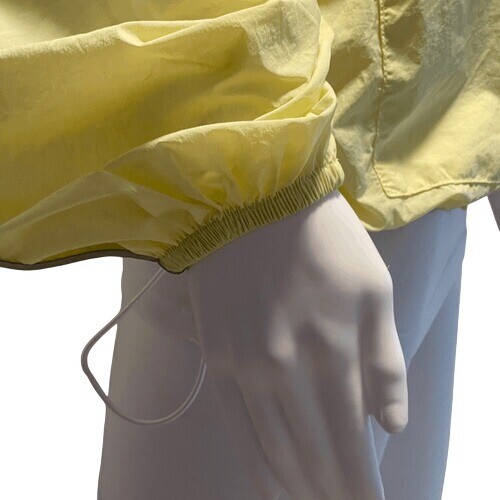 Fabletics Yellow Windbreaker Jacket Reflective Tr… - image 4