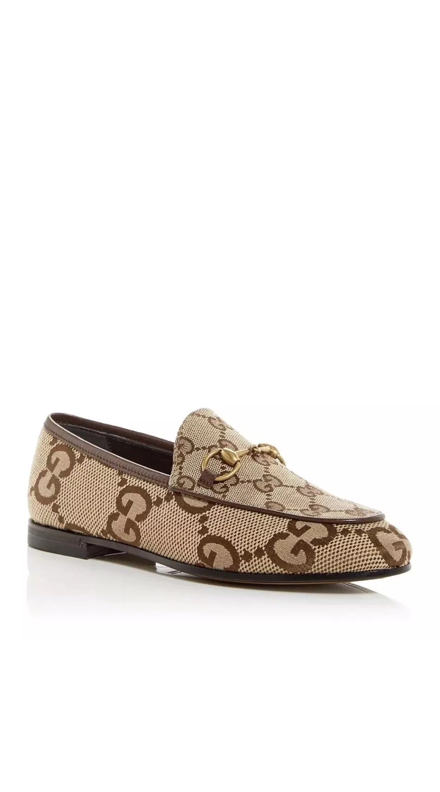 Mocassins Gucci Jordaan GG Supreme monogramme logo toile Horsebit taille 36/6US