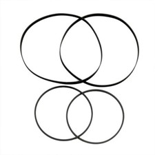 Pack of 4 Belts Dual Deck Cassette Player Replacement for Sony TC-WE435/TC-WE475