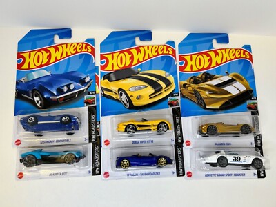 2023 Hot Wheels Mainline HW Roadsters Series You Pick