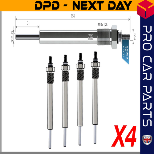 4X Glow Plug fits KIA SPORTAGE SORENTO 2.5 CRDI eBay