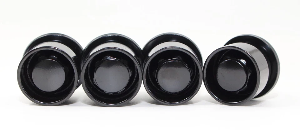 Set Of 4 Black OE Style Wheel Locks 12x1.5 2 Keys for Toyota 45700N2BK - Image 4 of 4