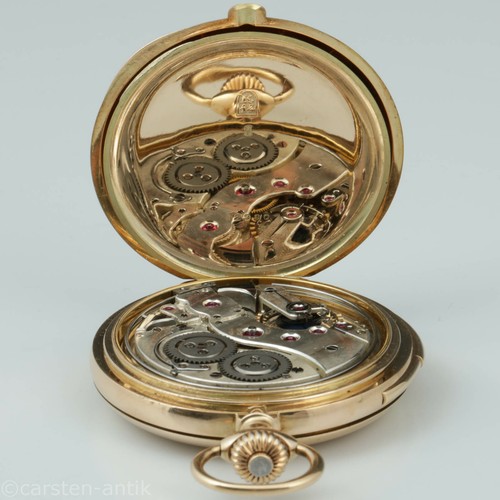 Girard Perregaux minute repeater Hunter anchor chronometer 20''', 14k gold 1920 - 第 7/12 張圖片