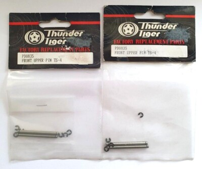 2 x Pakete Thunder Tiger vorderer oberer Pin - PD0835 TS4 Classic RC Ersatzteile