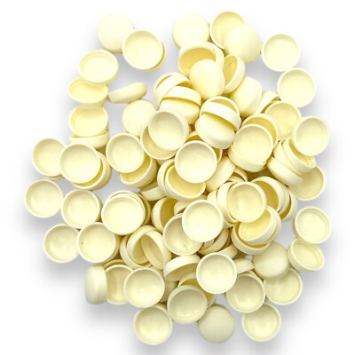 Domschraube Abdeckkappen Knochencreme zweiteilig matt 10/12g Snap-Caps  Schrauben