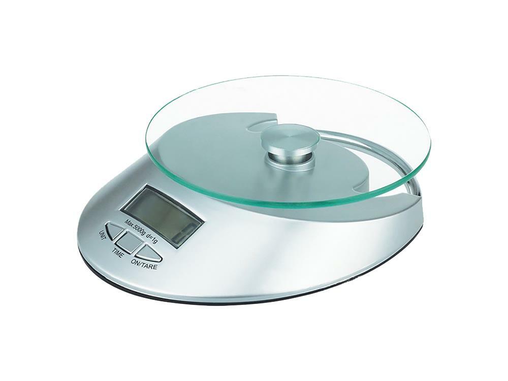 Bilancia da cucina 5kg grigia digitale - divisione 1gr