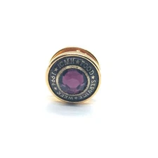 ICMH Food Service Week 1994 Pin Lapel Gold Tone Purple Stone Collectible