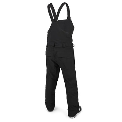 VOLCOM Mens 2024 Snowboard Snow - ROAN BIB OVERALL Pant - Black | eBay