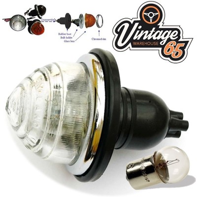 Classic Mini Austin Healey Sprite Minor Glaslinse Rückseite Blinker-Licht 12V