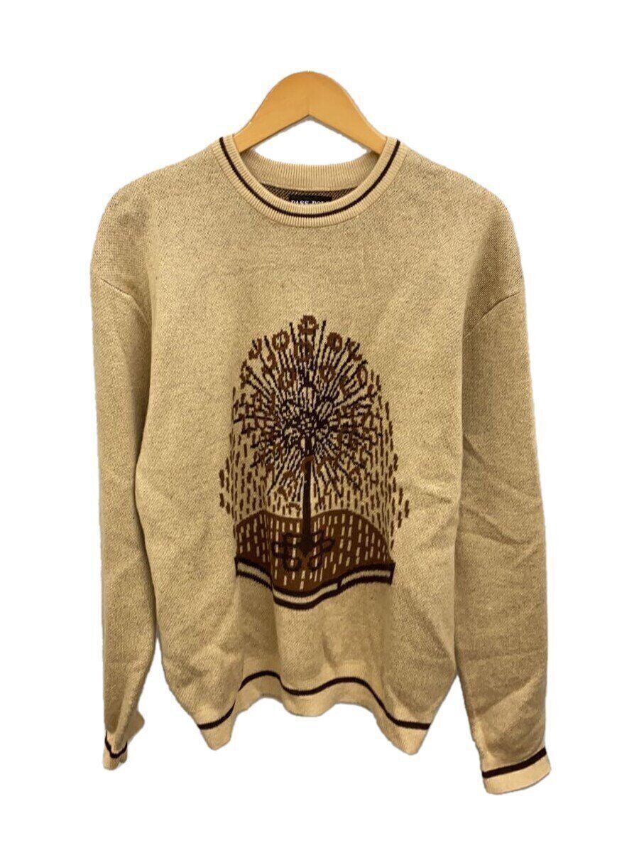 PASSPORT KINGS X FOUNTAIN MOHAIR SWEATER M ACRYLIC Beige KNIT Used PASSPORT KINGS X FOUNTAIN MOHAIR SWEATER M ACRYLIC Beige KNIT Used