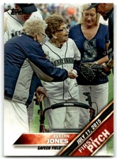 2016 TOPPS FIRST PITCH EVELYN JONES SEATTLE MARINERS #FP-5