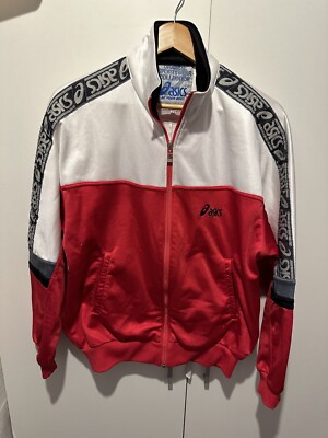 Asics Jacke Windbreaker Court Size S Vintage Retro Jacket ATP Asics Classic