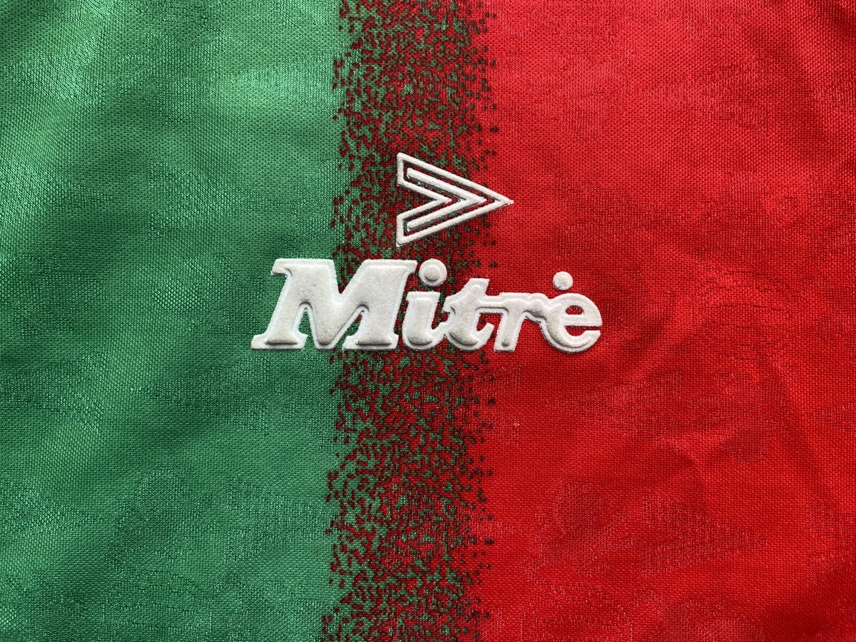 状態良好　mitre 94-95 カメルーン代表 ホームユニフォーム CAMEROON 1994 1995 HOME FOOTBAL SHIRT SOCCER JERSEY MITRE sz 38/40