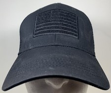 Black American Flag Hat Trucker Ripstop Tactical Military Highland Cap