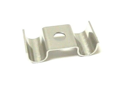 2-Leitungs Duplex Rohrschelle, 1/2" Außendurchmesser Rohrgröße, 316 Edelstahl 634NW - Bild 1 von 3