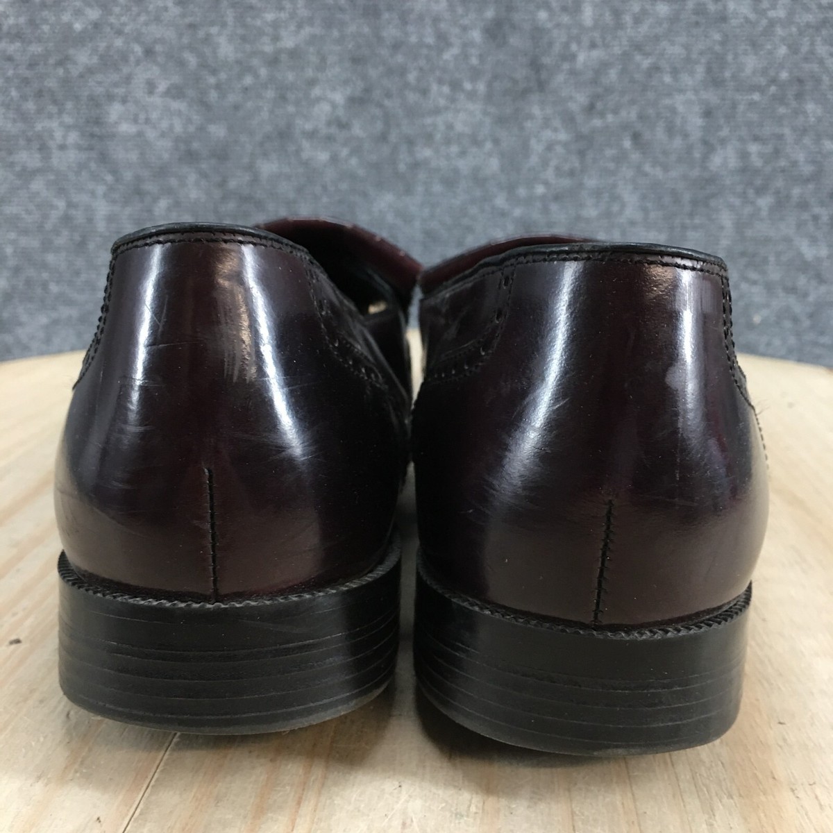 VTG Nunn Bush Mens‎ Brown Leather Kiltie Tassel Loafers Dress Shoes Sz 10.5 NIB Nunn Bush Shoes Mens 10 M Dress Kiltie Tassel Wingtip Loafer  main image 2