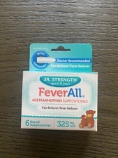Feverall Suppository Junior 325 mg 6 Each By Feverall