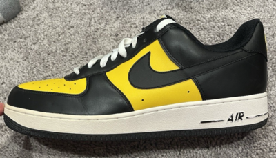 Nike Air Force 1 Mens Varsity Maize Black/Yellow Size 14 Bumblebee