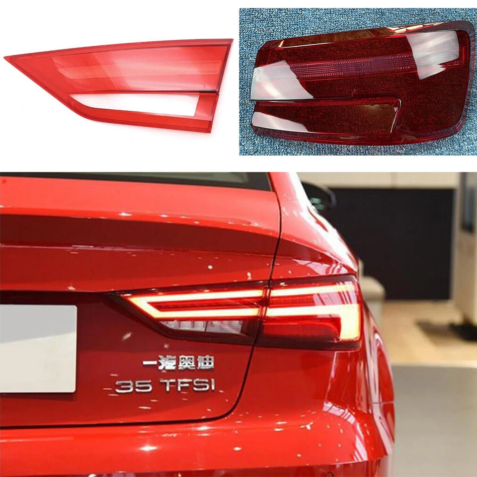 4PC Rear Tail Light Lamp Cover Shell Fit For Audi A3 Limousine 2017-2020 - Imagen 3 de 4