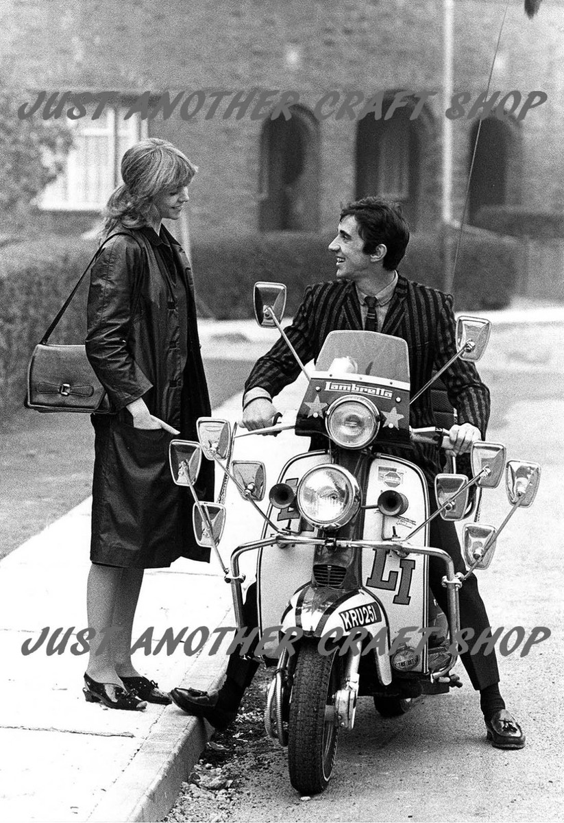 Quadrophenia Poster A3 size Jimmy and Steph Lambretta Li150
