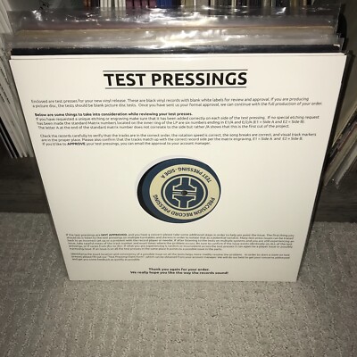 TEST PRESSING Theory of a Deadman Gasoline Vinyl Nickelback 3 Doors Down Seether