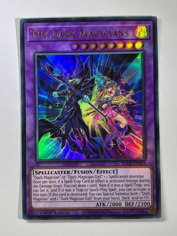 The Dark Magicians RA04-EN054 Ultra Rare 1st Edition YuGiOh Card