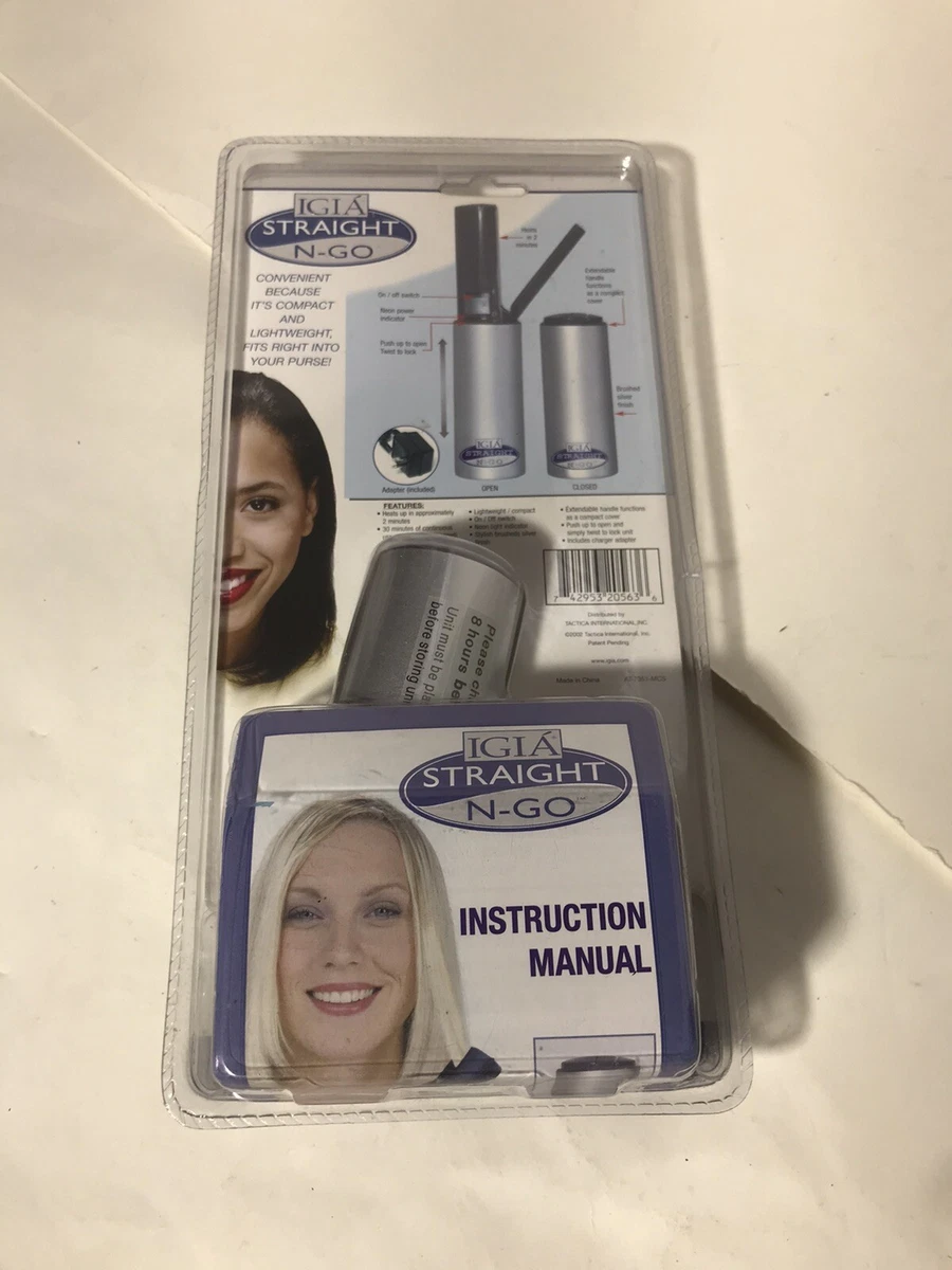 Straight n go online hair straightening brush