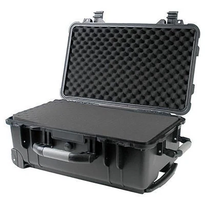 ADVANCED TOOL AND EQUIPMENT TACTICAL 22" WEATHERPROOF ROLLING RANGE GUN CASE W PELICAN 1510 PLUCK FOAM