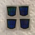 Vintage Transformers G1 Rub Sign Sticker Insignia For Repair LQ Version