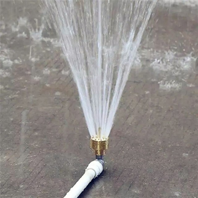 High Quality Brass Column Style Garden Water Fountain Nozzle Head For