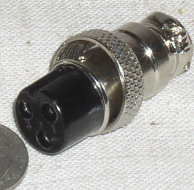 NEW CEA CBC3 VANCO 3 PIN FEMALE PIN LOCKING AUDIO POWER 5A 5 AMP CABLE PLUG USA!