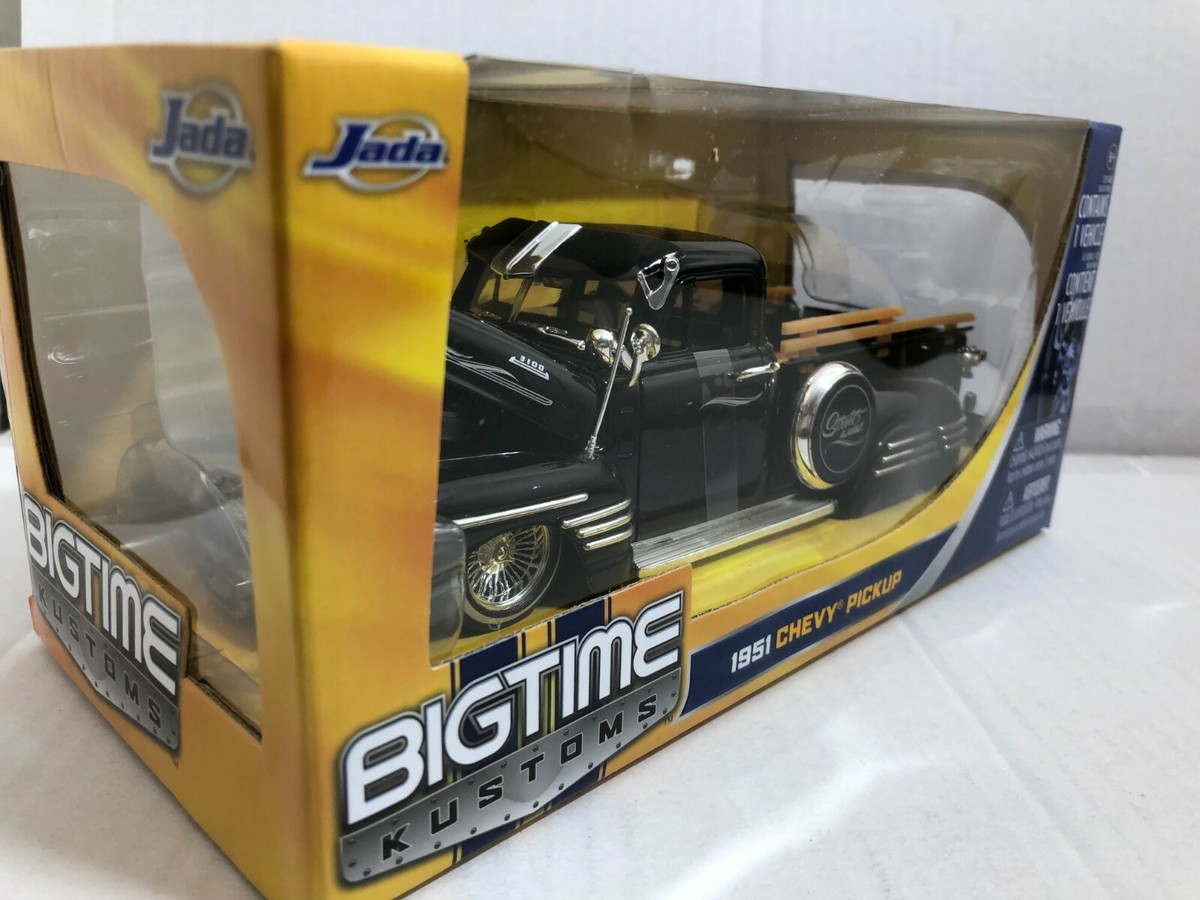 ミニカー Jada BIGTIME KUSTOMS 1951 CHEVY PICKUP JADA BIGTIME KUSTOMS BTK 1951 CHEVY PICKUP TRUCK BLACK 1:24