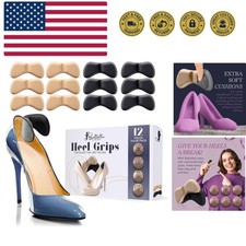 Heel Cushion Pad Heel Grips for Women Shoes Back of Feet Pads. That are Too B...