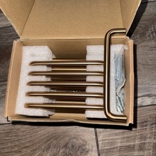 Set of 12, 5" Centers, Brushed Bronze Cabinet Handle, Modern