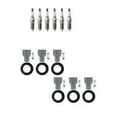 Denso 6 Iridium TT Plugs & NGK Ignition Coil Boots Kit for CTS Captiva Sport