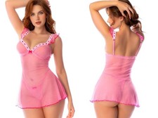 Lingerie: Mapale 7624 Babydoll and Matching Thong