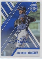 2017 Elite Extra Edition Aspirations Blue 15/25 Jose Miguel Fernandez Auto 0c2