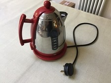 Dualit Cordless Jug Kettle 1.5L Fast Boil Gloss Red Chrome Stainless Steel