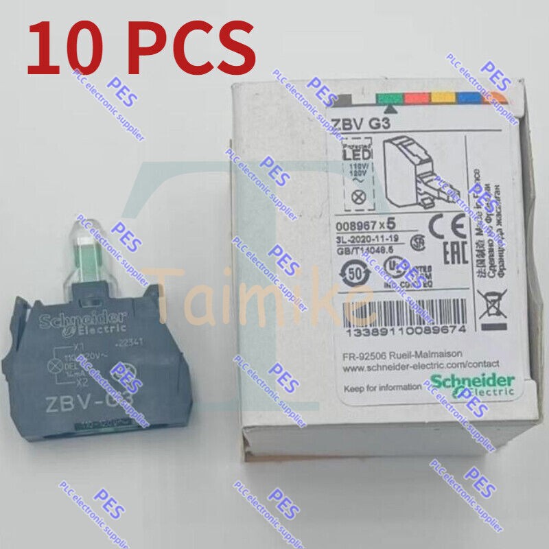 ZBVG3 10 PCS Brand New Schneider LED IN BOX FAST SHIPPING