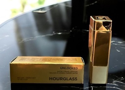 HOURGLASS Unlocked Satin Creme Lipstick FLORA 330 .14 oz / 4 g NEW IN BOX