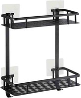 Duschregal, Badregal Ohne Bohren Aluminium Selbstklebendes Badregal Mit