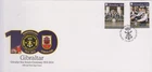 GB GIBRALTAR 2014 Sea Scout Association 100th Anniversary (RN 101) SG 1604/5 FDC