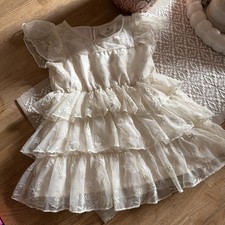 H&M festliches Blumenkleid Gr. 92 Frühling Rüschen 🤍