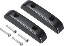 MECCANIXITY Plastic Bass Thumb Rest Finger Black for Bridge Guitar 65mm 