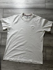 Moncler Men's White T-Shirt Regular Fit Size Large