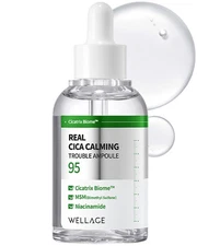 Real Cica Calming Trouble Ampoule - Korean Skincare Soothing Serum, Madecasso...