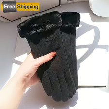 1 Pair Gloves Thickened Winter Touchscreen Warm Gloves for Autumn/Winter 4 Women